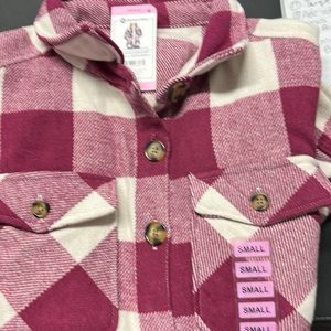 COPY - nwt members mark plaid shacket